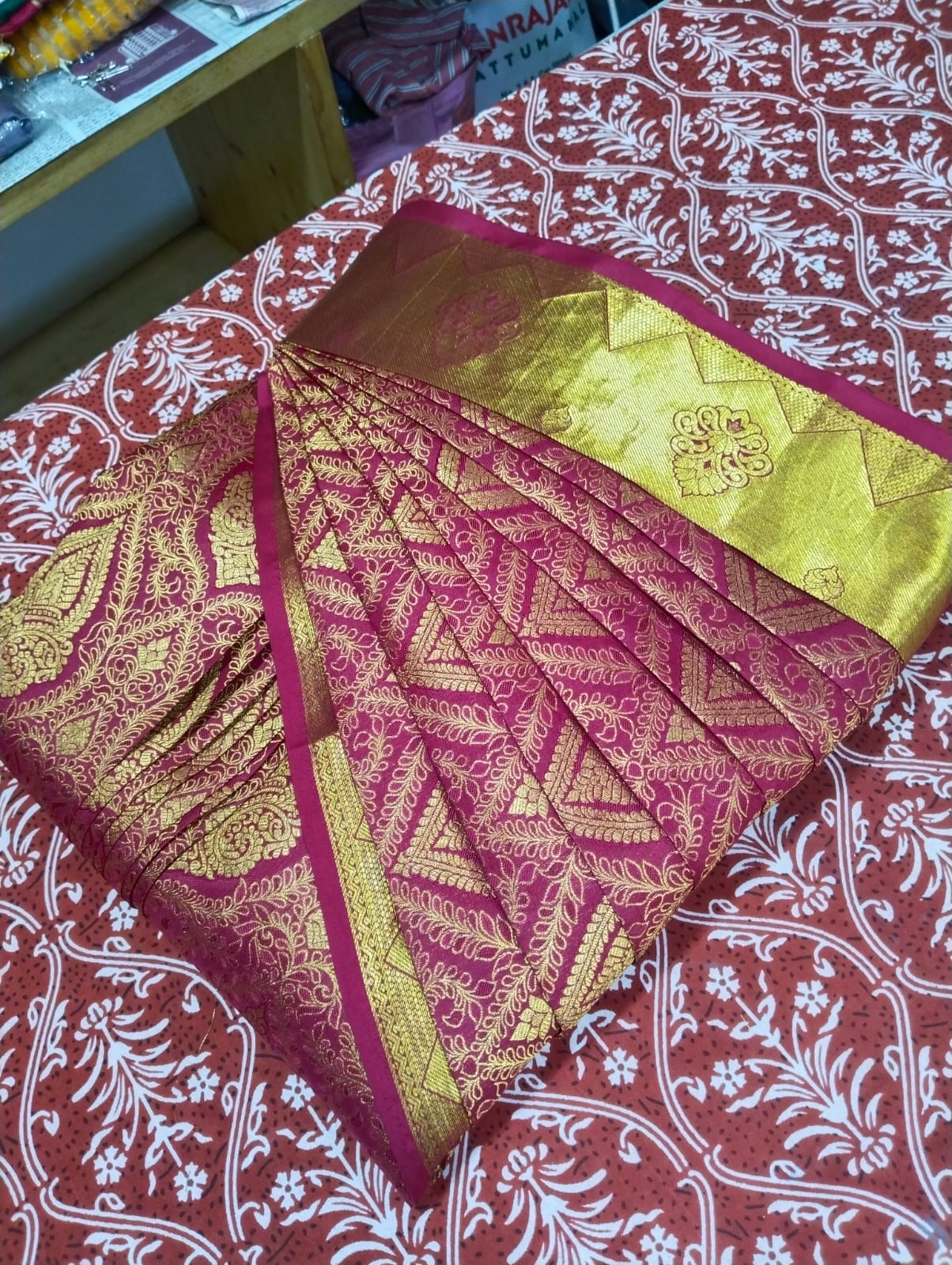 Classic Silk Saree Setting
